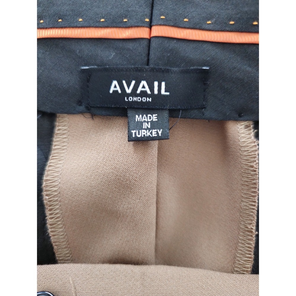 NWT Avail London Tan Dress‎ Pants Size 36 - Picture 4 of 5